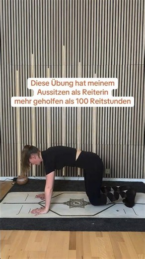 Diese Übung brauchst du als Reiter unbedingt fürs Aussitzen 🤍 #yogafürreiter #reiterfitness