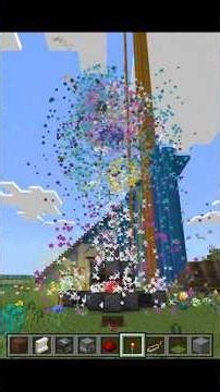 New fireworks launcher display in #minecraft #minecraftshorts #minecrafttutorial #minecraftredstone