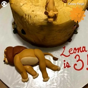 47K views · 800 reactions | A three-year-old girl’s unusual birthday cake request has gone viral. Here’s a look at the Lion King-themed treat with a dark twist – and the funny reason behind it. https://cbsn.ws/34Dfima | CBS Sunday Morning | Facebook