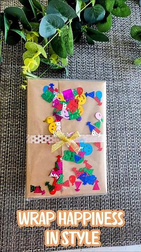 DIY Christmas Gift Wrapping in 1 Minute | Easy & Elegant Tutorial