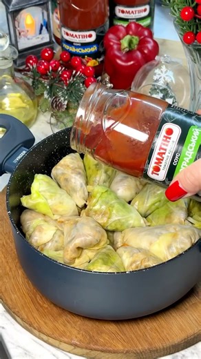 Delicious stuffed cabbage rolls with mushrooms 😍