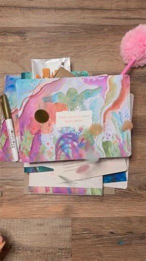 Unboxing the MOST VIBRANT Self-Care Kit! ✨ | Art Journaling Hobby