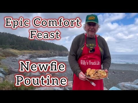 Traditional Newfoundland Deep-Fried Chicken & Poutine.