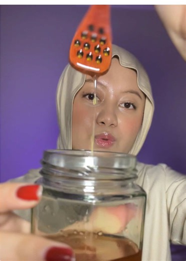 Indulging in ASMR Honey and Spoon Sounds