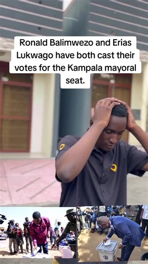 Ronald Balimwezo and Erias Lukwago have both cast their votes for the Kampala mayoral seat.#creatorsearchinsight #foryoupage #foryou #fyp #viral @RadioGuyUg
