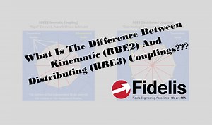 What Is The Difference Between A Kinematic (RBE2) And A Distributing (RBE3) Coupling In FEA? - Fidelis Engineering Associates