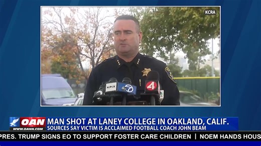 Laney College in Oakland, California, is investigating a shooting that left the school’s beloved athletic director, John Beam, injured. Beam, who coached for over 45 years and produced more than 20 NFL players, was taken to a local hospital. Police are asking the public for help locating the suspect, a man in dark clothing. Click here to watch on OAN Live: https://live.oann.com/home.ktv?utm_source=socials&utm_medium=social media&utm_campaign=FB | One America News Network