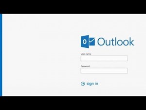 How to login Outlook email..