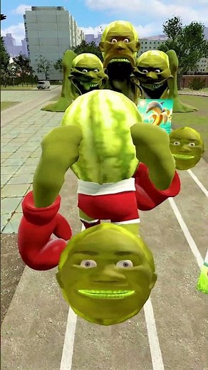 BABY LIN GANG MELON EVOLUTION FIGHT VS HUNGRY LIN GANG EATER RAYON Garry's Mod GMOD