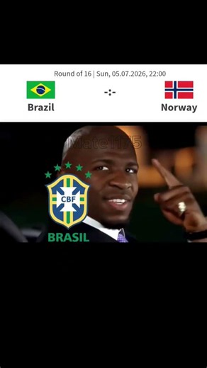 Brazil vs Norway 🇧🇷🆚🇳🇴 | Round of 16 Prediction Meme #shorts