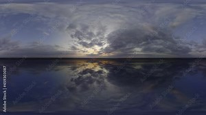 VR sky 360 clouds Panoramic Sky 360 HDRI 360 Degree panorama Sky for VR films sky without ground