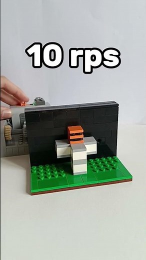 Lego Minecraft Iron Golem Dancing Speed ​​1 vs Speed ​​99 #lego #minecraft #legominecraft