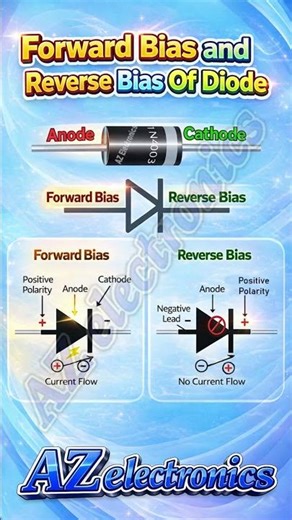 Forward Bias vs Reverse Bias of Diode | Easy Explanation for Beginners