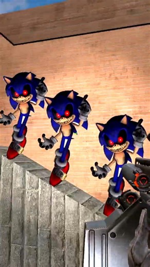 All types of Sonic.exe in Garry's mod big maze #shorts #sonic #sonicexe