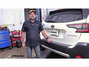 Draw-Tite Max-Frame Trailer Hitch Installation Guide - 2025 Subaru Outback Wagon