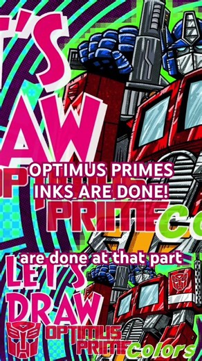 It’s time to color Optimus Prime!
