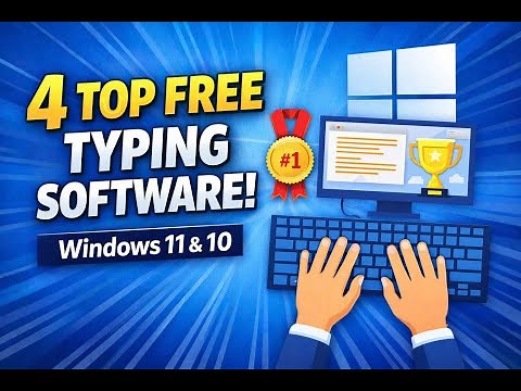 4 Top Free Typing Software for Windows 11 and 10 PCs | GearUpWindows Tutorial