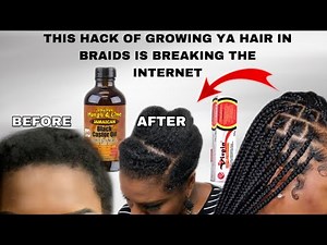 Exactly how I grow my hair with jamaican black castor oil and virgin hair fertilizer hair grease