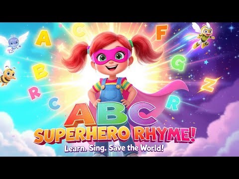 🎵 ABC Superhero Rhyme! 🌟 | Learn the Alphabet with Superheroes | Tumble Jumble