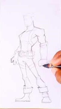 Cartoon Character Design Sketch | Study