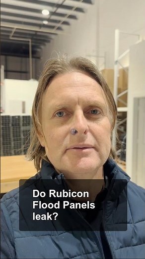 Can Flood Panels Really Hold Back Water? Live Tank Demonstration | Rubicon Flood Control
