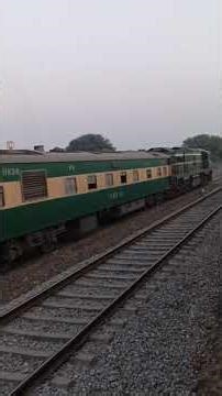 ML1 visible Pakistan Railway Loop Line Cross Jaffar Express