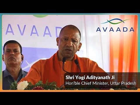 CM UP Yogi Adityanath Ji at Avaada’s Solar Gigafactory in Noida