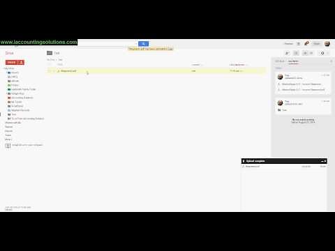 How to drag and drop files into Google Drive