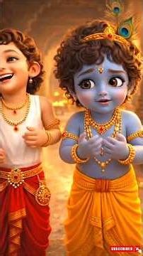 ठाकुर जि क्यु डरगए आज ! ठाँकुर जि के साथ आज क्या होगा 😯 #krishnastories #bhaktipath #shortsfeed #ai