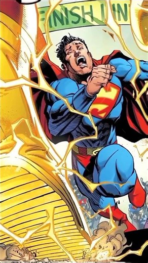 HOW FAST IS SUPERMAN!? #superman #dccomics #dc #flash #comics #dcuniverse