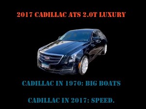 2017 Cadillac ATS Sedan 2.0T Luxury Start up, walk around, full tour