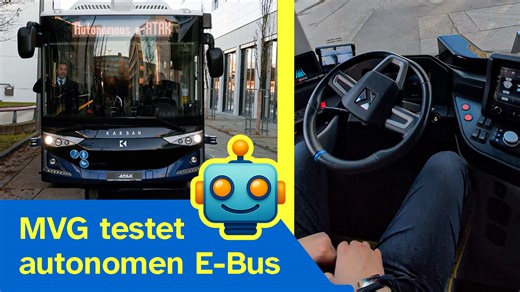 🚍 Autonome Busse können im ÖPNV der Zukunft durchaus eine Rolle spielen. Deshalb testet die MVG regelmäßig Fahrzeuge wie den Karsan-Bus. Erfahrt mehr über die Automatisierungsstrategie der MVG! 👉 https://sohub.io/gdvn #ÖPNV #AutonomeFahrzeuge #Zukunft | MVG Münchner Verkehrsgesellschaft mbH
