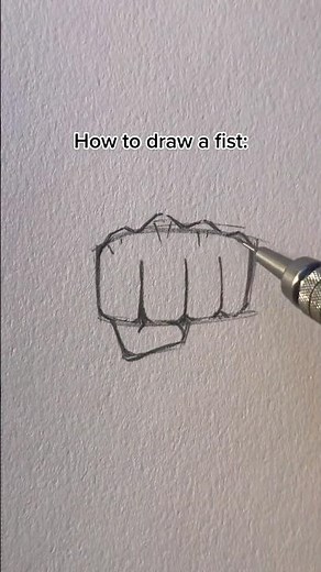 How to draw a fist 👊 || Jmarron