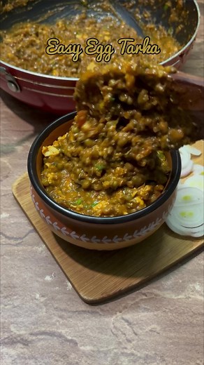 Easy egg tarka recipe 🫰🔥 #tarka #cooking #kolkata #calcutta | The Bong Gastronomists