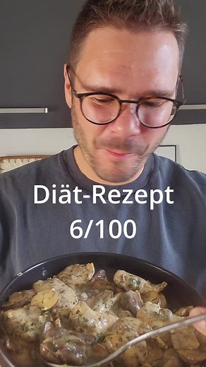 Sahne-Pilz-Pfanne: Leckeres Diät-Rezept für 2 Portionen