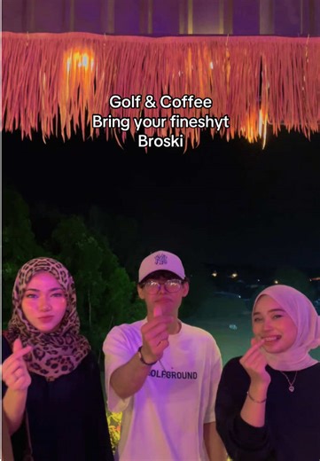 Weekend Vibes at the Golf Driving Range