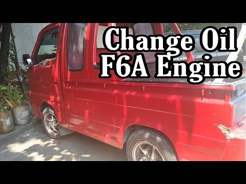 F6A Engine Change oil (Scrum Multicab)
