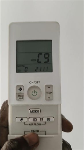 daikin ductable ac C9 error code fix #daikin #ductableac #c9errorcode #shorts