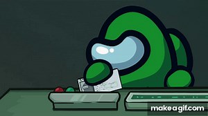 Admin Swipe Card - Among Us Animation on Make a GIF