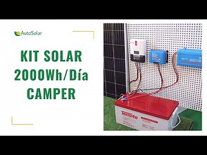 Kit Solar Caravana 500W 12V 2000Whdia | AutoSolar