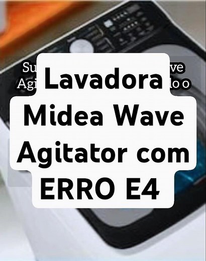 Midea Wave Agitator ERROR E4. Details in the description! #midea