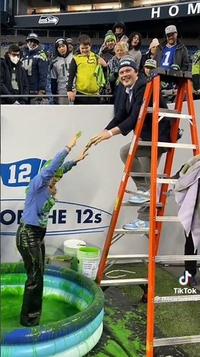 woman covered in slime