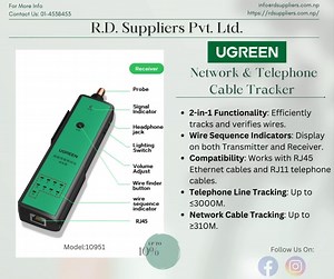 UGREEN Network & Telephone Cable Tracker Ensure efficient wire...