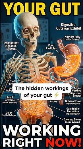 Inside the Gut #How Digestion Works (3D Animation)