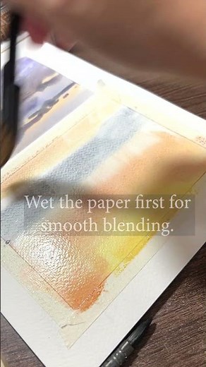 Winsor and Newton 25% Cotton Watercolor Paper is Good for Studies