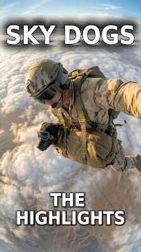 SKY DOGS: The ULTIMATE Tail of Triumph Elite K9 Parachute Highlights 🪂 #k9 #k9unit #skydiving