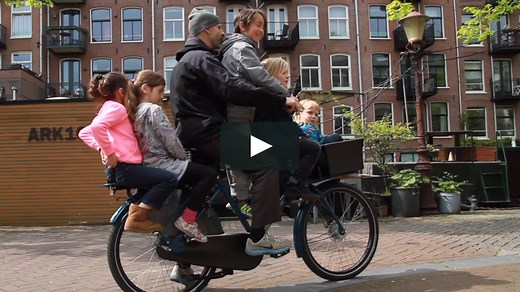 Dad & 5 Kids on a WorkCycles Fr8 Bike