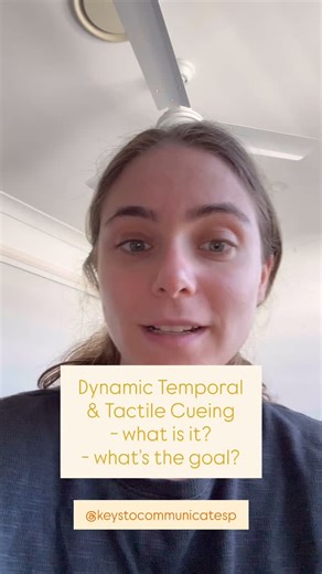 What is Dynamic Temporal & Tactile Cueing and what’s the goal? I love using DTTC, an evidence based approach for CAS, with clients. Have you heard of DTTC or has your child received this therapy approach? #dttc #motorspeech #motorlearning #pml | Keys to Communicate Speech Pathology | Facebook