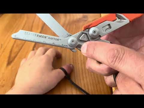 Leatherman Raptor Trauma Shears-Removing a Zip Tie from a child’s thumb