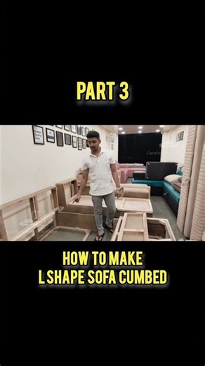 3-Fold L-Shape Sofa Cum Bed | Inch-to-Inch Making Series | Part 3 | Comfort Sofa & Furniture